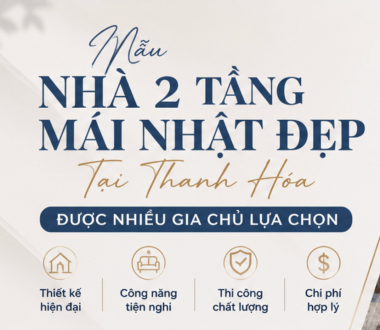 Mẫu Nhà 2 Tầng Mái Nhật Đẹp Tại Thanh Hóa Được Nhiều Gia Chủ Lựa Chọn