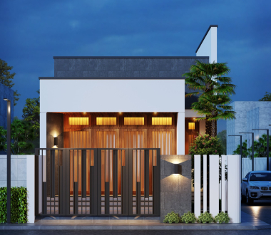 Top Mẫu Nhà Ống 1 Tầng 5x17m Mái Bằng Hiện Đại