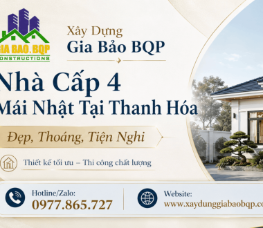 Nhà Cấp 4 Mái Nhật Tại Thanh Hóa – Đẹp, Thoáng, Tiện Nghi