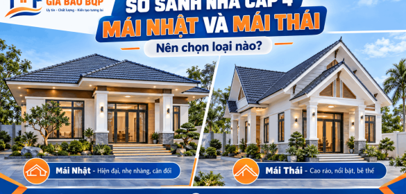 So Sánh Nhà Cấp 4 Mái Nhật Và Mái Thái – Nên Chọn Loại Nào?